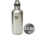 【山野賣客】Klean Kanteen / 40oz / 1182 ml 原鋼色 / 不鏽鋼水瓶 登山水壺 休閒水壺 自行車水壺