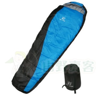 【山野賣客】DJ-9039 歐洲型保暖4孔睡袋(可雙拼) 人造纖維 登山 露營 遊學 背包客