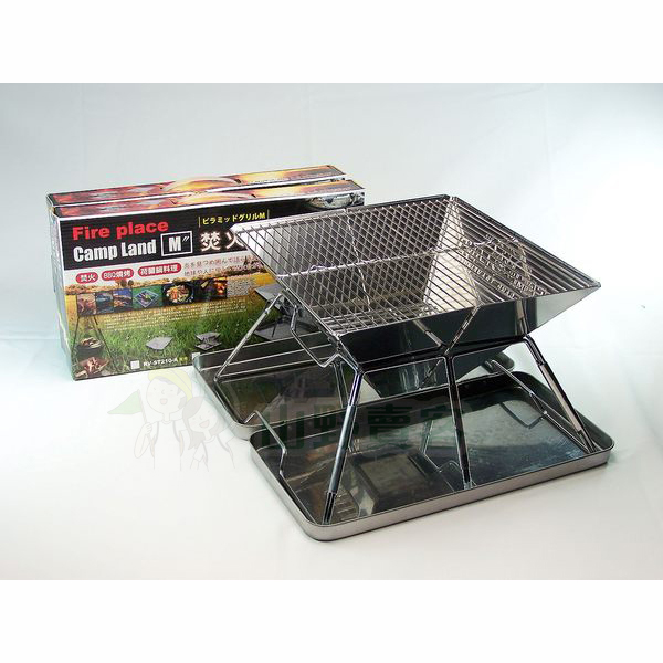 山野賣客 Camp Land Rv St210 B 環保日本焚火台烤肉架荷蘭鍋架營火晚會鑄鐵鍋 焚火台 烤爐 焚火 台 炭床 配件 露營裝備清單 山野賣客威力屋