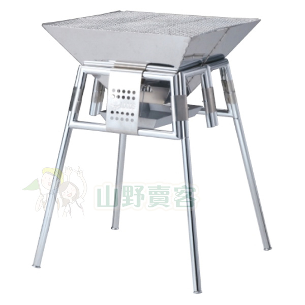 山野賣客 日本logos 二代大魔神焚火台 Xl 附收納袋 營火篝火bbq 烤肉架烤爐 焚火台 炭床 配件 露營裝備清單 山野賣客威力屋