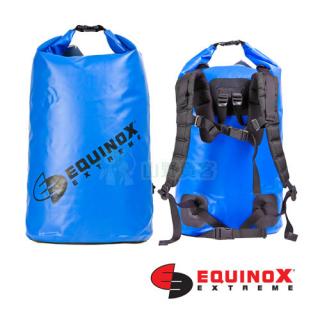 【山野賣客】Equinox 50公升 (後背式) 藍色 100% 防水袋 泛舟 浮潛 溯溪 衝浪 海釣 釣魚 46063