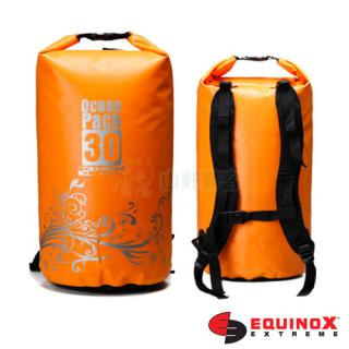 【山野賣客】Equinox 30L (後背) 30公升 橙色浪花 防水袋 防水包 防水背包 泛舟 浮潛 溯溪 獨木舟 131425