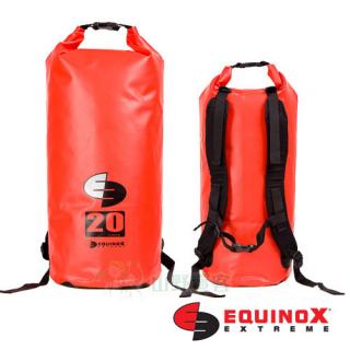 【山野賣客】Equinox 20公升(後背) / 紅色 多功能100% 防水袋 泛舟 浮潛 溯溪 普吉島 衝浪 海釣 釣魚