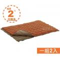 【山野賣客】日本LOGOS 72600680 2合1丸洗化纖睡袋組 2℃ 黃 信封型 可機洗/雙拼連接 中空纖維