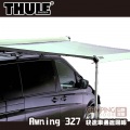 【山野賣客】 THULE 都樂 Awning 327 快速車邊遮陽帳 (3.0×2.5m) 遮雨棚 防風遮雨 抗紫外線 適合大多數的工作車