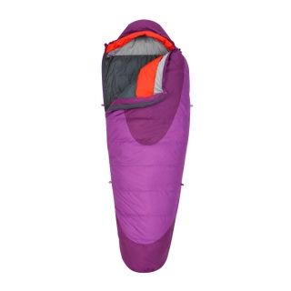 【山野賣客】COSMIC -7度 550 登山 露營 羽絨 防潑水睡袋  女版 紫