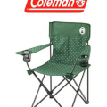 【山野賣客】美國ColemanCM-26735 度假休閒椅 折疊椅 雙扶手折疊椅 導演椅 露營椅 童軍椅 │圓點綠