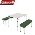 【山野賣客】Coleman 野餐桌椅組 桌椅可結合收納 兩段...