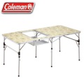 【山野賣客】Coleman薄型四折疊烤肉桌可當大桌摺疊可攜帶...
