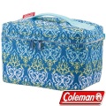 【山野賣客】美國 Coleman CM-22228 4L 藍葉圖騰保冷袋 保溫袋 母乳袋 便當袋 軟式冰桶 軟式冰