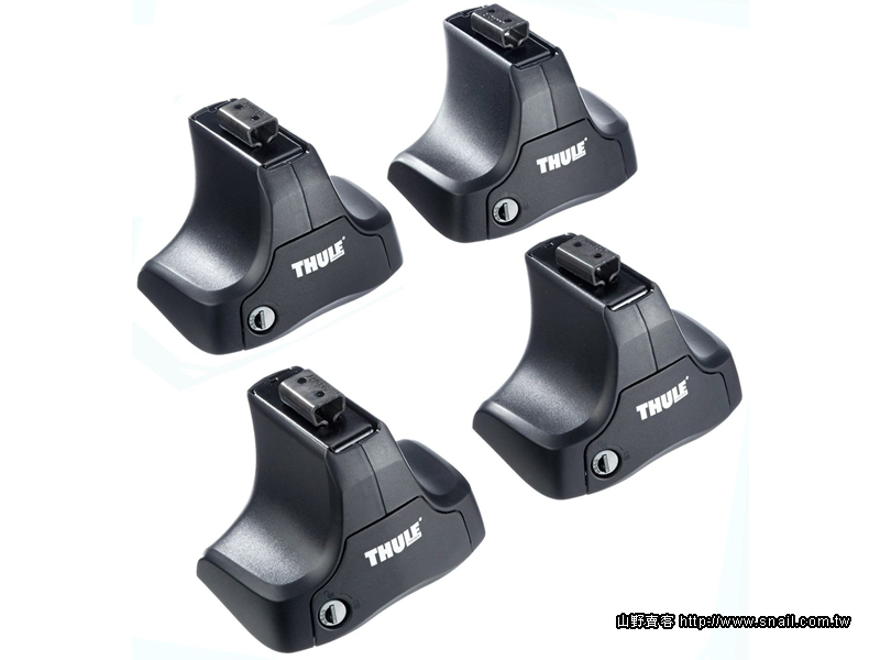 【山野賣客】 Thule 754 都樂 新型R系列無排水溝車頂架腳座 Thule Rapid System 754 (含鎖)