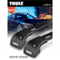 【山野賣客】THULE WingBar Edge 9592B (M) 黑色款 預留孔型 低高度車頂架