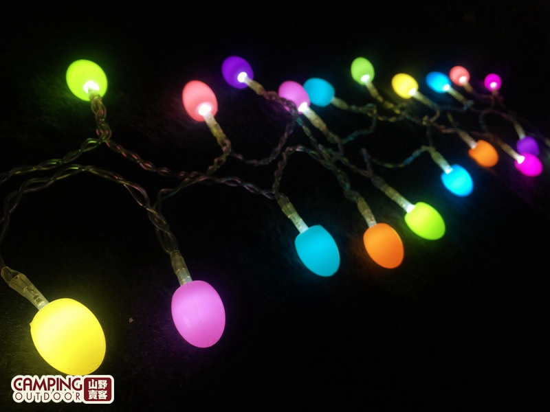 【山野賣客】Candy Light 10米彩色燈串 10m LED燈 露營燈 燈條 燈飾