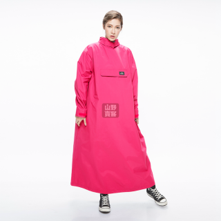 【山野賣客】 MORR PostPosi 反穿雨衣 炫藜紅 機車雨衣 風雨衣 一件式雨衣 連身雨衣 NG1104-24