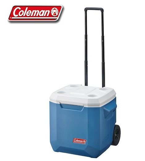 【山野賣客】Coleman37L XTREME 行動拉桿托輪冰箱 海洋藍 CM-02115