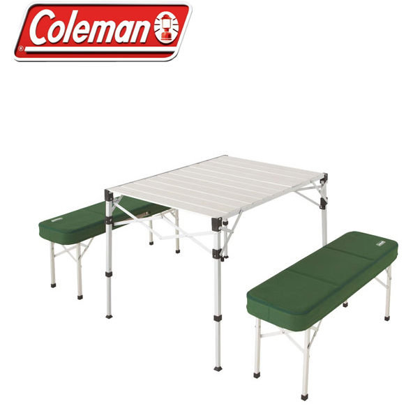 【山野賣客】Coleman 野餐桌椅組 桌椅可結合收納 兩段式高度調整 CM-0516J