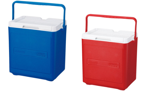 【山野賣客】Coleman 美國 17L 置物型冰桶 置物箱 冰桶 保鮮桶 紅 CM-1321J