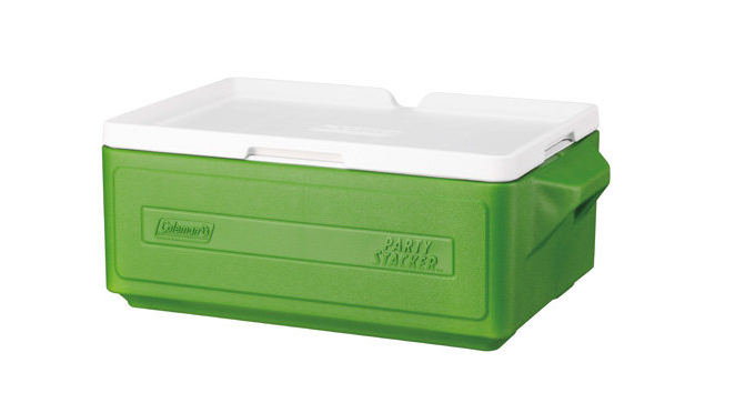 【山野賣客】美國 Coleman 23.5L置物型冰桶 行動冰箱 行動冰筒 CM-1327 綠