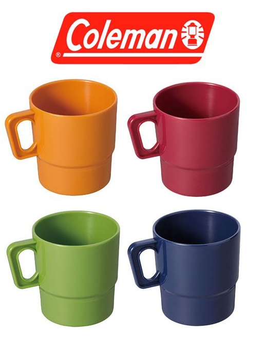 【山野賣客】美國Coleman CM-21921 北歐色彩馬克杯 四入組 耐熱120度 餐杯組