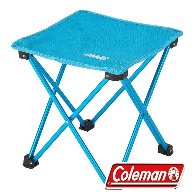 【山野賣客】Coleman CM-21983藍 輕便摺疊凳 折凳 低座小椅 戶外野餐椅 摺疊椅 休閒椅 童軍椅 追星休憩