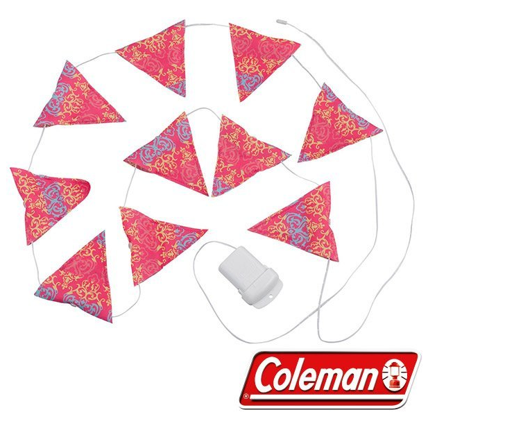 【山野賣客】Coleman CM-22289 粉紅 LED串燈 聖誕燈飾 裝飾燈 瓦斯燈 汽化燈 手電筒 頭燈