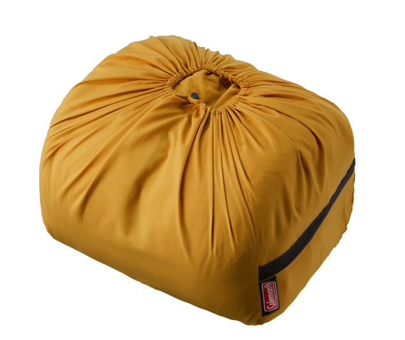【山野賣客】Coleman CM-26648 0℃棕格紋刷毛睡袋 信封型睡袋 化纖睡袋 纖維睡袋 可全開併接