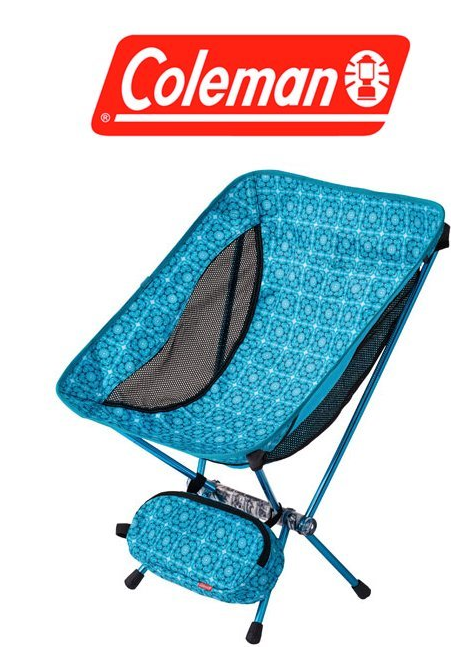 【山野賣客】美國ColemanCM-26738 LEAF隨行椅 摺疊椅 休閒椅 折合椅 水晶藍