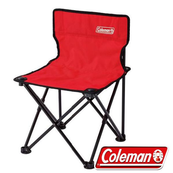 【山野賣客】Coleman CM-26845紅色 吸震摺椅 低座椅 小型摺疊餐椅 野餐露營椅 童軍椅 低腳休閒椅