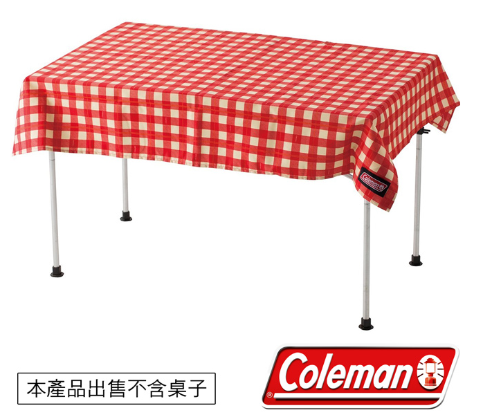 【山野賣客】Coleman紅格紋桌布(桌巾)/110 野餐毯野餐墊 餐桌布 遊戲地墊 CM-26878