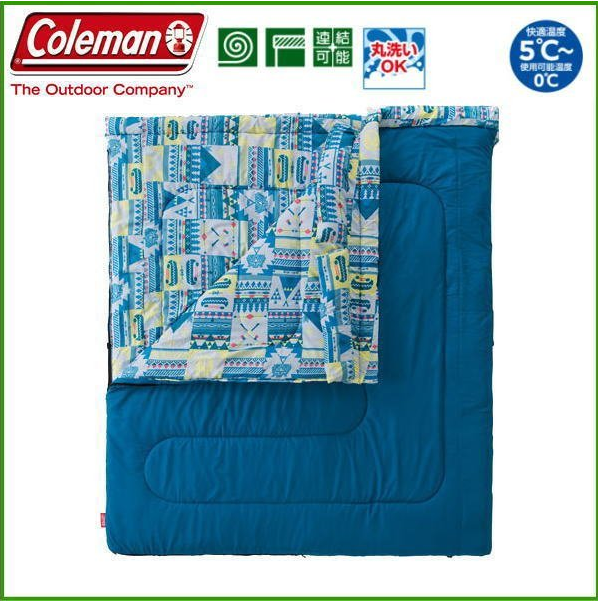 【山野賣客】 Coleman 2合1雙拼睡袋 5℃可機洗可雙 水桶包睡袋 化纖睡袋 CM-27257