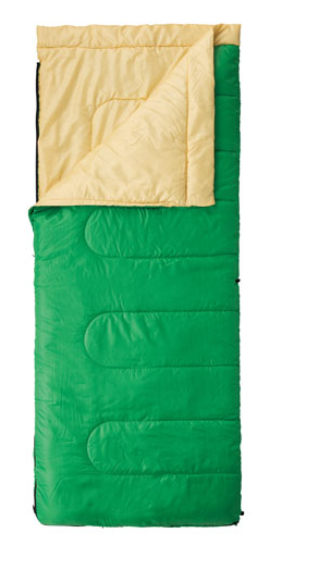 【山野賣客】Coleman cm-27261 表演者II萊姆綠/C10 信封睡袋 化纖睡袋 纖維睡袋 可併接