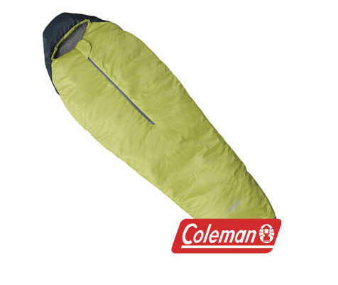 【山野賣客】Coleman 圓錐形睡袋/C15 萊姆綠 木乃伊睡袋 化纖睡袋(舒適溫度：15℃) CM-6931J