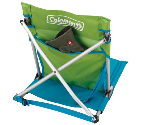 【山野賣客】Coleman 萊姆綠緊湊地板椅 CM-7673J 野餐椅 折疊椅 休閒椅 露營 戶外