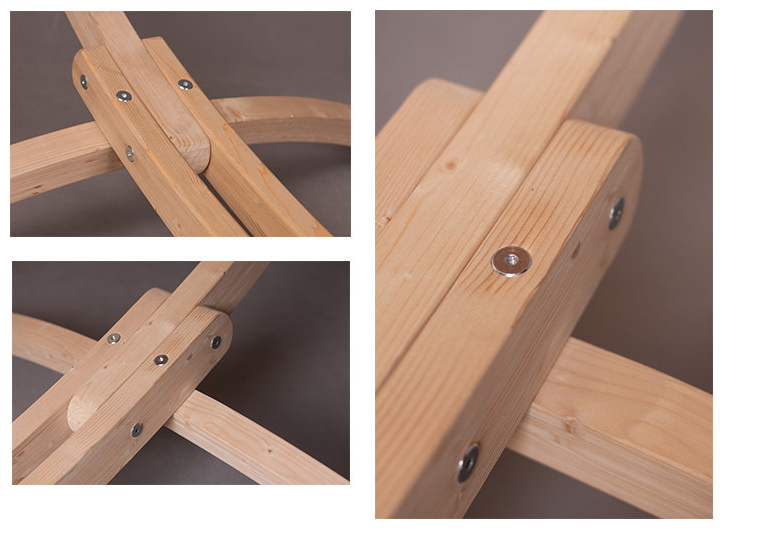 【山野賣客】LA SIESTA CANOA 木製單人吊床架 CNS12-1