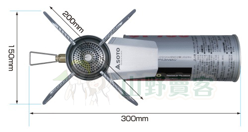 SOTO ST-310 攜帶式戶外卡式瓦斯爐 蜘蛛爐 日本製造 調節器功能 附收納袋
