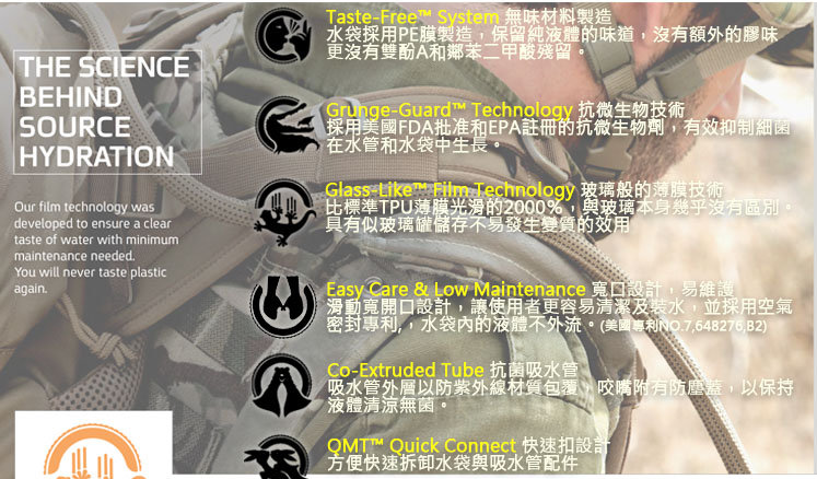 【山野賣客】Source 軍用水袋 4504490203WLPS / LOWProfile / 3L / 【山野賣客】Source 軍用水袋 4504490203WLPS / LOWProfile / 3L /