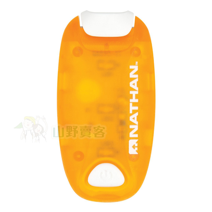 美國NATHAN 防水LED炫光夾-黃 NA5071NO 反光夾 反光條 反光背心 晨跑 自行車