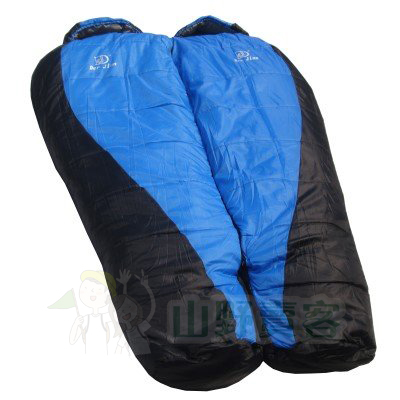 DJ-9039 歐洲型保暖4孔睡袋(可雙拼) 人造纖維 登山 露營 遊學 背包客