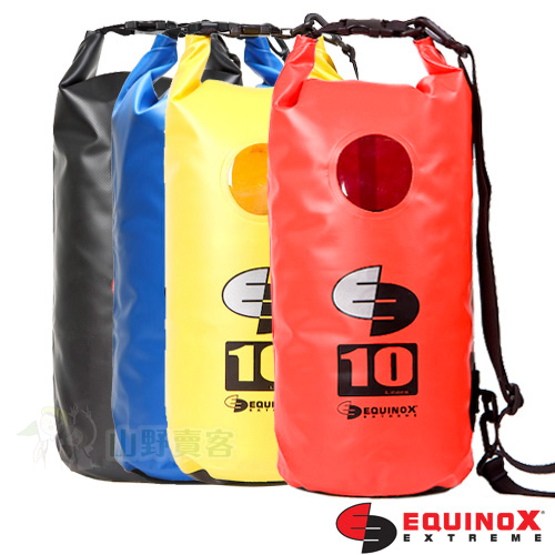 Equinox 10公升 / 黑色 全系列防水袋，潛水，衝浪，游泳，溯溪，泛舟，單車環島