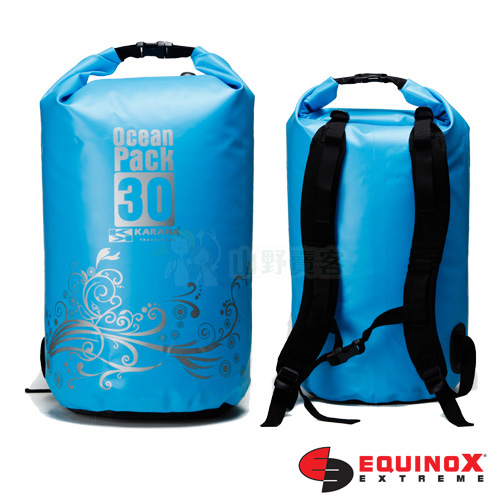 Equinox 30L (後背) 30公升 淺藍色浪花 防水袋 防水包 防水背包 泛舟 浮潛 溯溪 獨木舟 131425