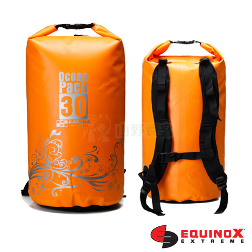 Equinox 30L (後背) 30公升 橙色浪花 防水袋 防水包 防水背包 泛舟 浮潛 溯溪 獨木舟 131425