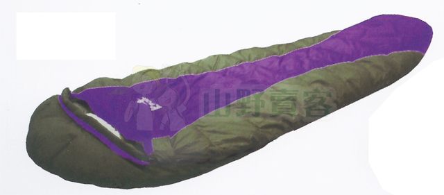 Lirosa 吉諾佳 / AS800BS 短型 超保暖型羽絨睡袋 上片中間配色 圓弧立體型
