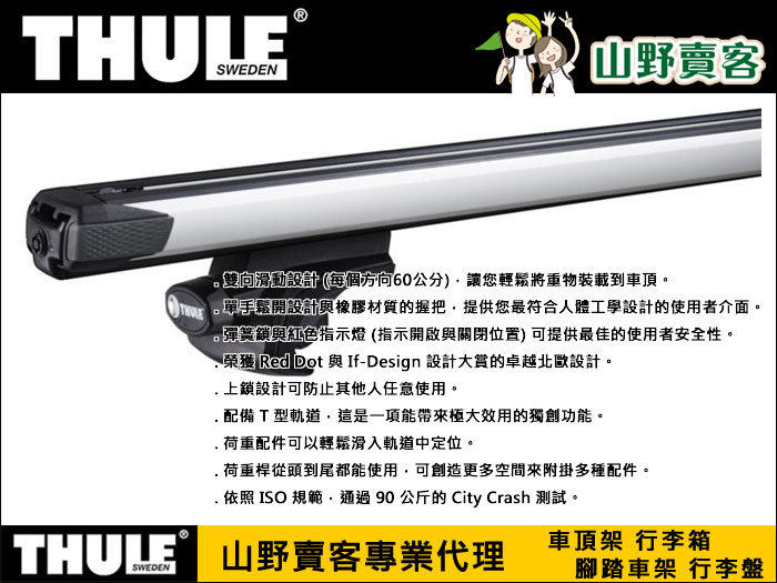 都樂 Thule Sliderbar 